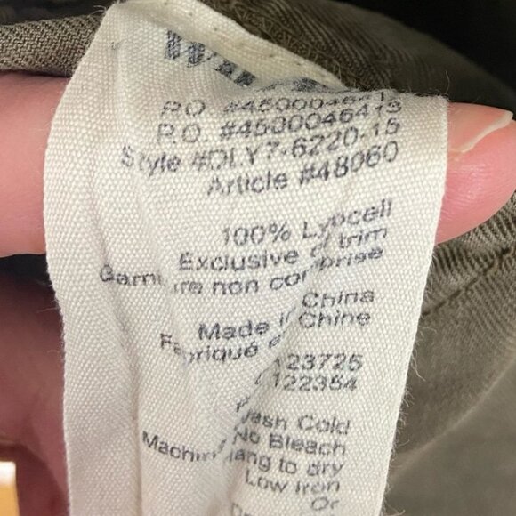 Aritzia Wilfred Free Green Lyocell Valletta Overalls Size XXS Jumpsuit Playsuit - Picture 12 of 12